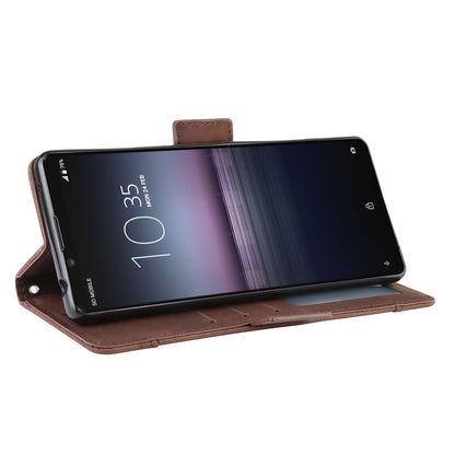 Multi-slot Leather Case Wallet Stand Shell for Sony Xperia 5 II