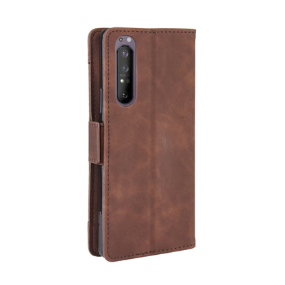 Multi-slot Leather Case Wallet Stand Shell for Sony Xperia 5 II