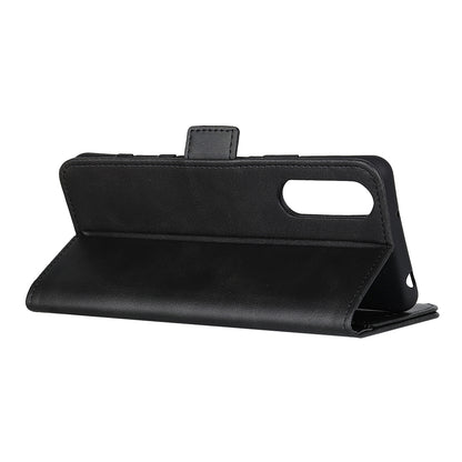 Magnetic Closure Leather Wallet Stand Case Shell for Sony Xperia 5 II