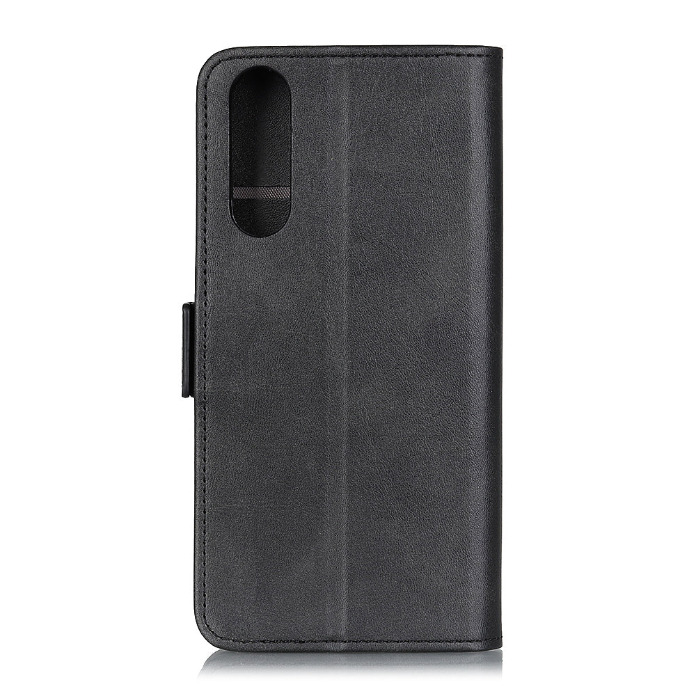 Magnetic Closure Leather Wallet Stand Case Shell for Sony Xperia 5 II