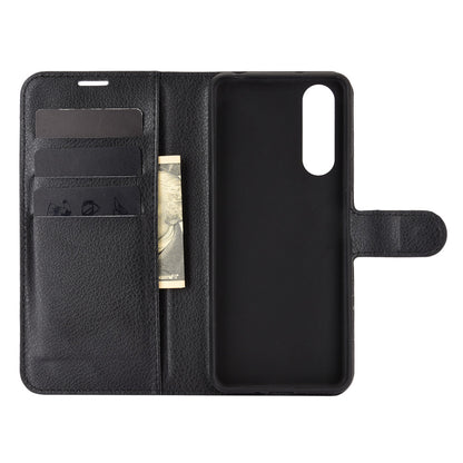 Litchi Texture Leather Wallet Cell Phone Protective Case for Sony Xperia 5 II