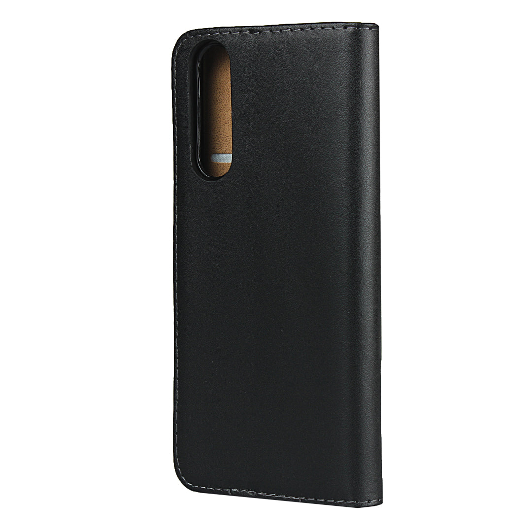 Genuine Leather Wallet Stand Phone Shell for Sony Xperia 5 II