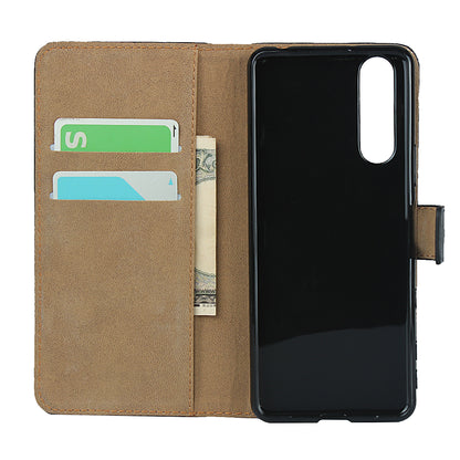 Genuine Leather Wallet Stand Phone Shell for Sony Xperia 5 II
