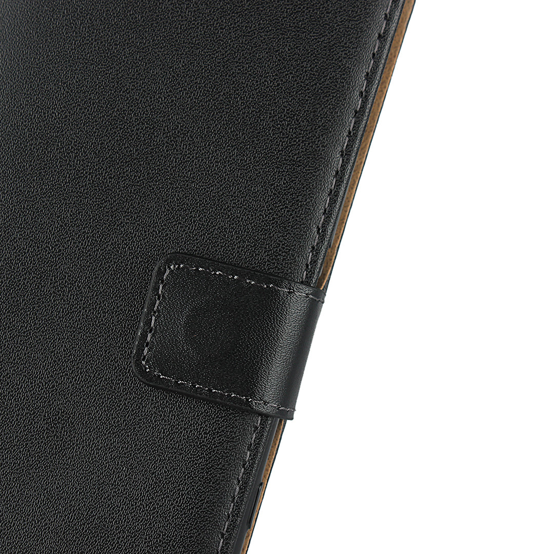 Genuine Leather Wallet Stand Phone Shell for Sony Xperia 5 II