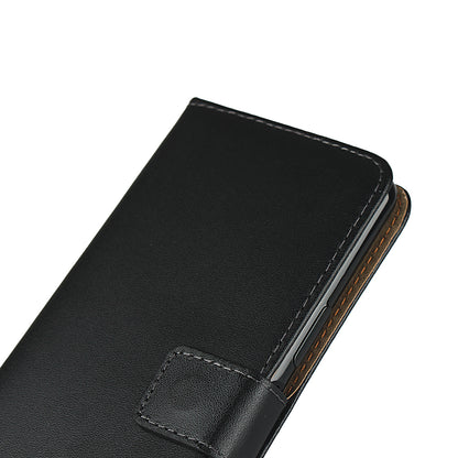 Genuine Leather Wallet Stand Phone Shell for Sony Xperia 5 II