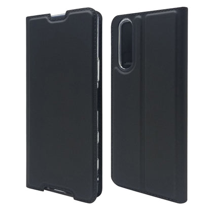Magnetic Adsorption Stand Leather Card Holder Case for Sony Xperia 5 II