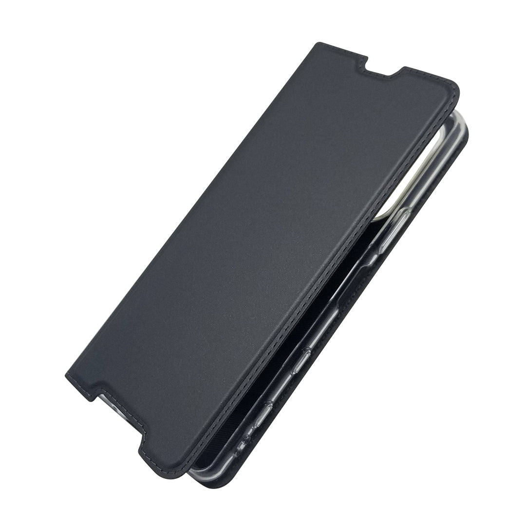 Magnetic Adsorption Stand Leather Card Holder Case for Sony Xperia 5 II