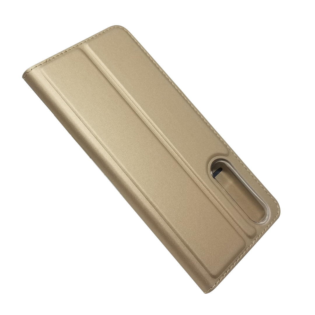 Magnetic Adsorption Stand Leather Card Holder Case for Sony Xperia 5 II