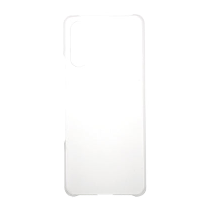 Glossy Rubberized Hard PC Cell Phone Back Case Cover for Sony Xperia 10 III 5G