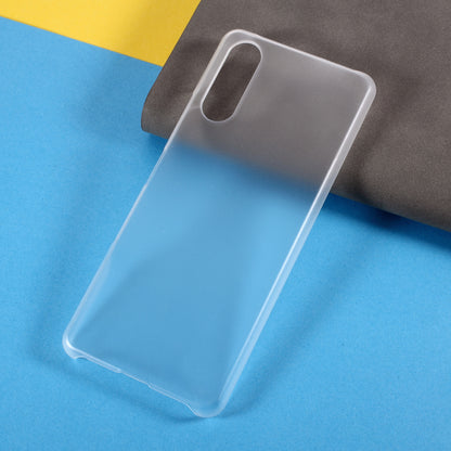 Glossy Rubberized Hard PC Cell Phone Back Case Cover for Sony Xperia 10 III 5G