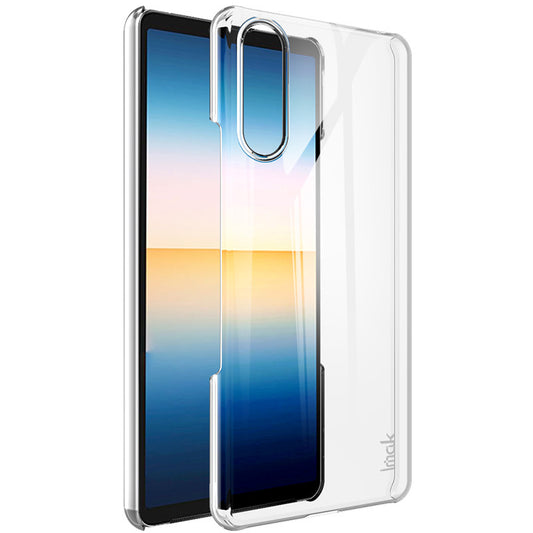 IMAK Clear Wear-resistant Hard Cell Phone Case for Sony Xperia 10 III 5G