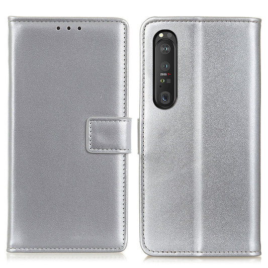 Magnetic Clasp Design Leather Shell Case with Wallet Stand for Sony Xperia 1 III 5G