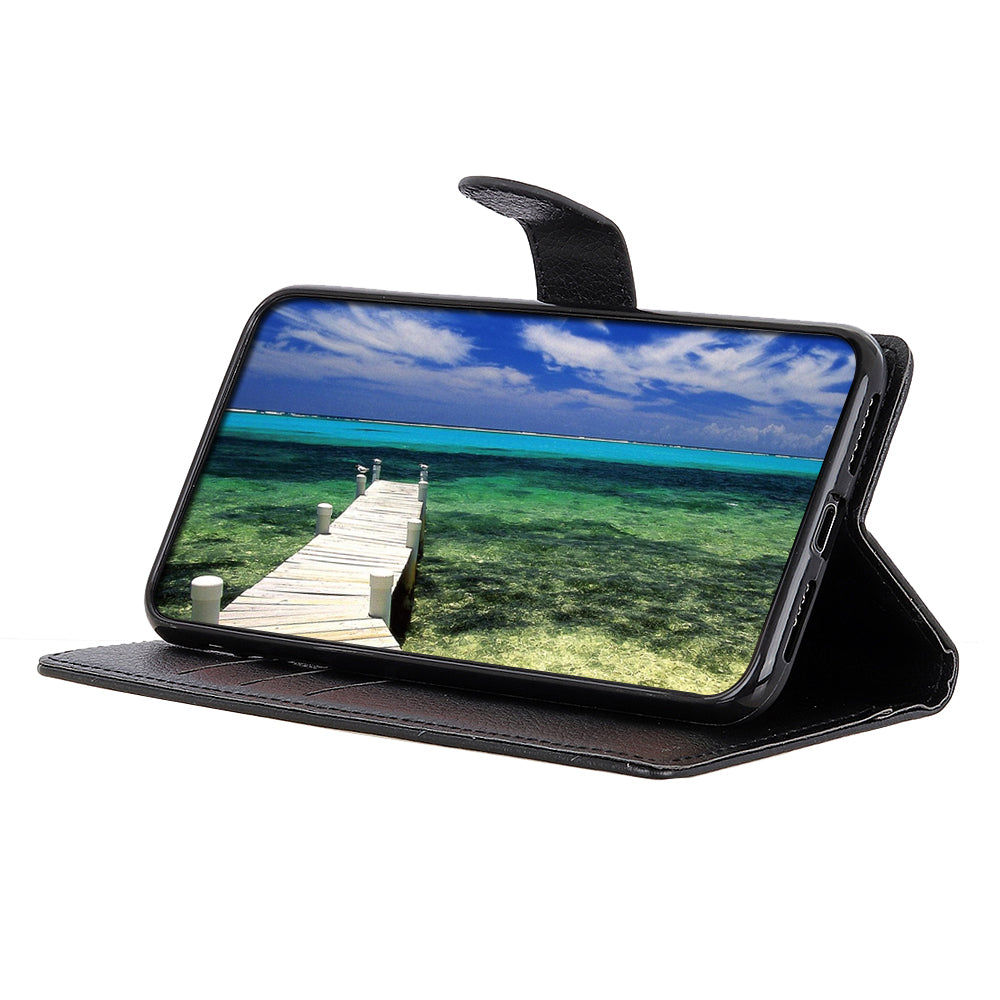 Litchi Texture Leather Wallet Stand Flip Case for Sony Xperia 5 III 5G