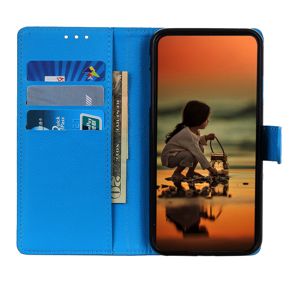 Litchi Texture Leather Wallet Stand Flip Case for Sony Xperia 5 III 5G