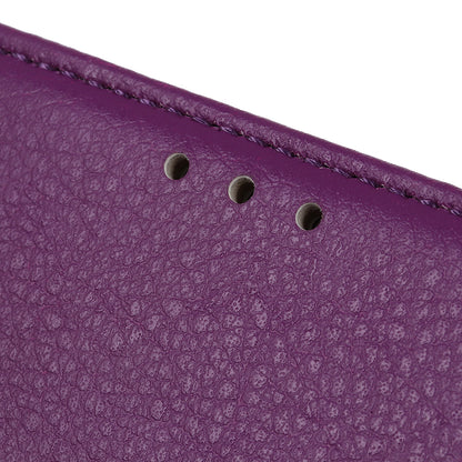 Litchi Texture Leather Wallet Stand Flip Case for Sony Xperia 5 III 5G