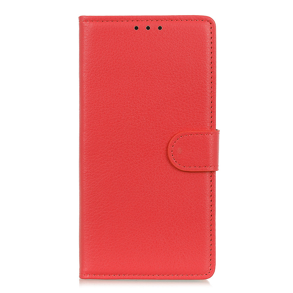 Litchi Texture Leather Wallet Stand Flip Case for Sony Xperia 5 III 5G