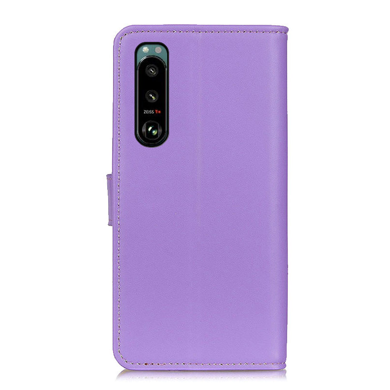Magnetic Clasp PU Leather Protective Phone Wallet Stand Shell Case for Sony Xperia 5 III 5G
