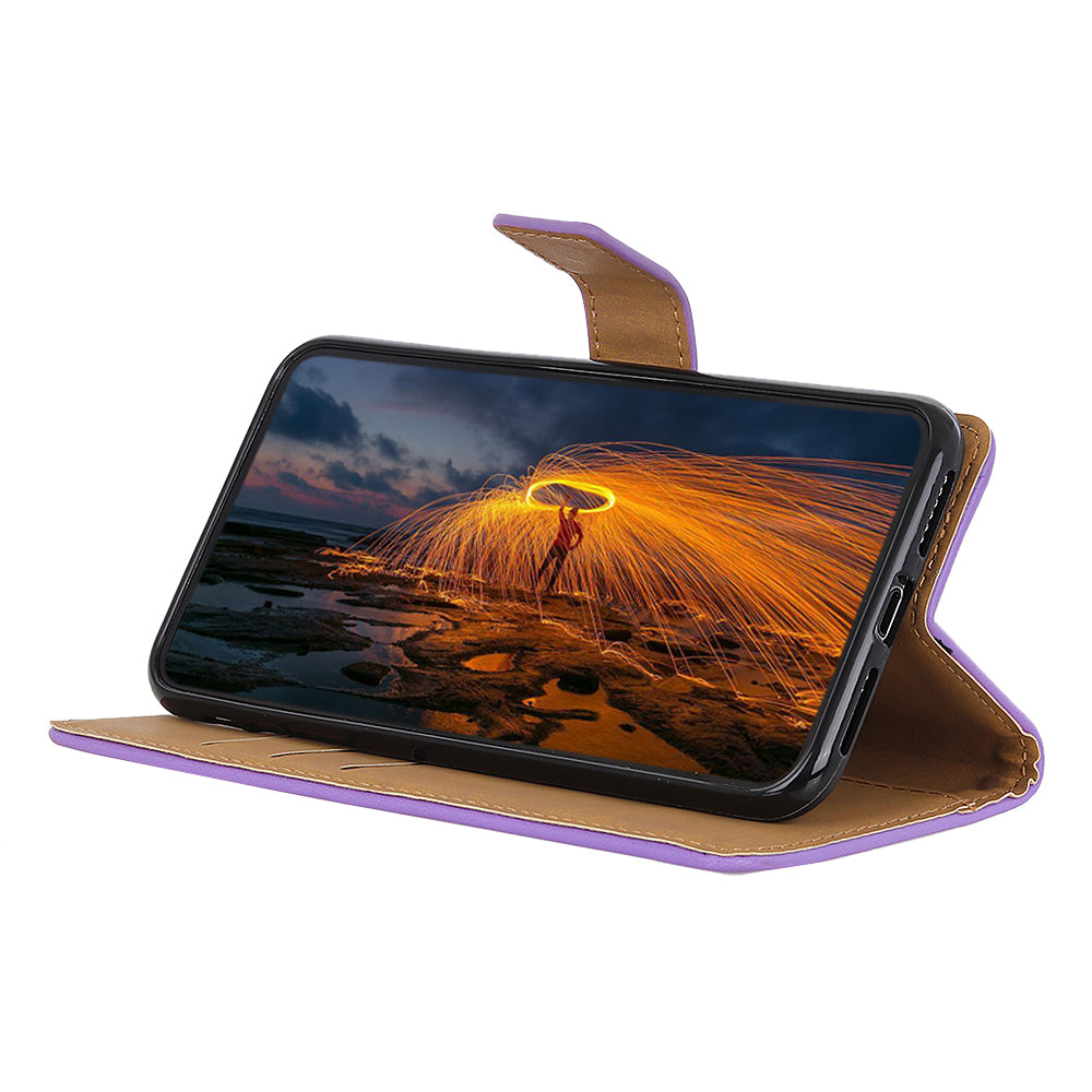Magnetic Clasp PU Leather Protective Phone Wallet Stand Shell Case for Sony Xperia 5 III 5G