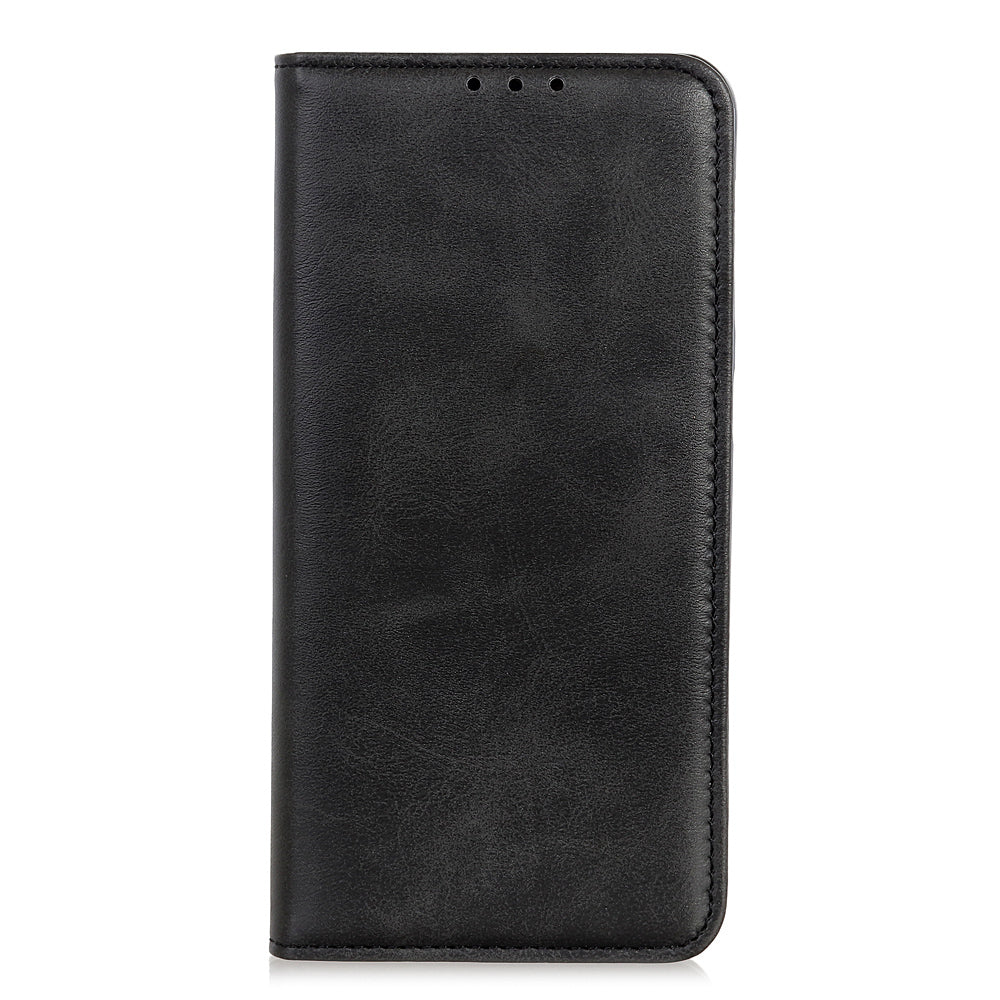 Auto-absorbed Split Leather Wallet Phone Cover with Stand Shell for Sony Xperia 5 III 5G