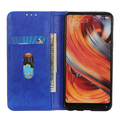 Auto-absorbed Litchi Texture Split Leather Case Stand Cover with Wallet for Sony Xperia 5 III 5G