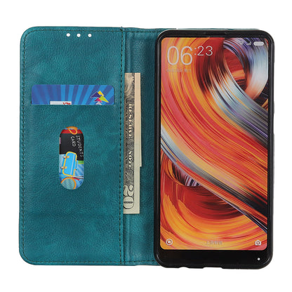Auto-absorbed Litchi Texture Split Leather Case Stand Cover with Wallet for Sony Xperia 5 III 5G