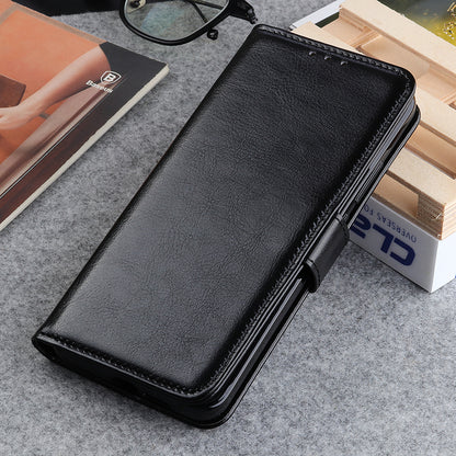 Crazy Horse Texture Leather Wallet Stand Cellphone Shell Case for Sony Xperia 5 III 5G