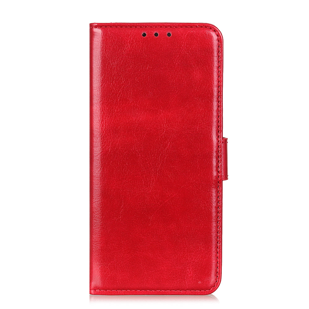 Crazy Horse Texture Leather Wallet Stand Cellphone Shell Case for Sony Xperia 5 III 5G