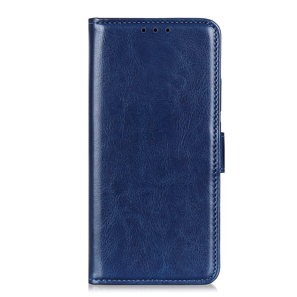 Crazy Horse Texture Leather Wallet Stand Cellphone Shell Case for Sony Xperia 5 III 5G