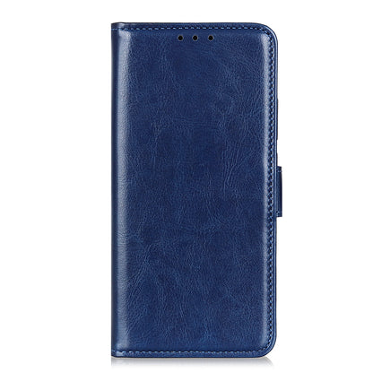 Crazy Horse Texture Leather Wallet Stand Cellphone Shell Case for Sony Xperia 5 III 5G