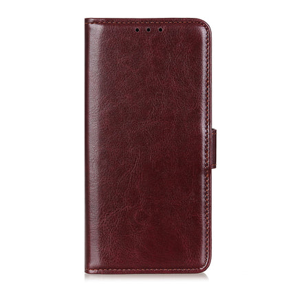 Crazy Horse Texture Leather Wallet Stand Cellphone Shell Case for Sony Xperia 5 III 5G