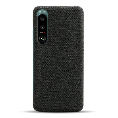 KSQ Cloth Coated Plastic Well-Protected Back Case for Sony Xperia 5 III 5G