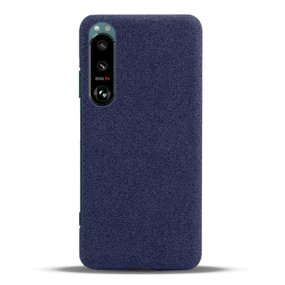 KSQ Cloth Coated Plastic Well-Protected Back Case for Sony Xperia 5 III 5G