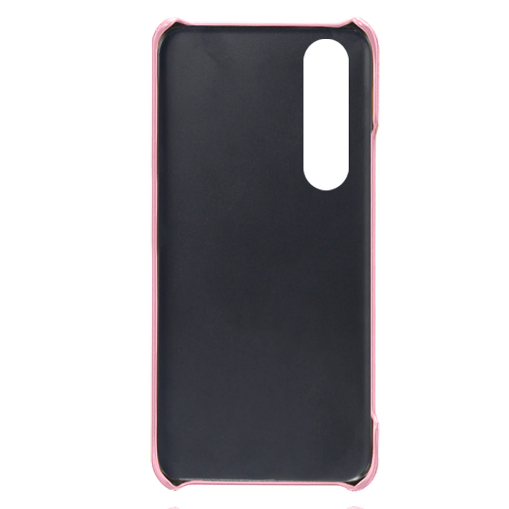 KSQ Double Card Slots PU Leather Coated PC Cover Case for Sony Xperia 5 III 5G