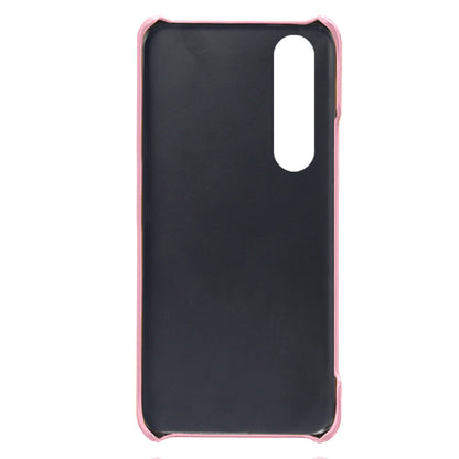 KSQ Double Card Slots PU Leather Coated PC Cover Case for Sony Xperia 5 III 5G