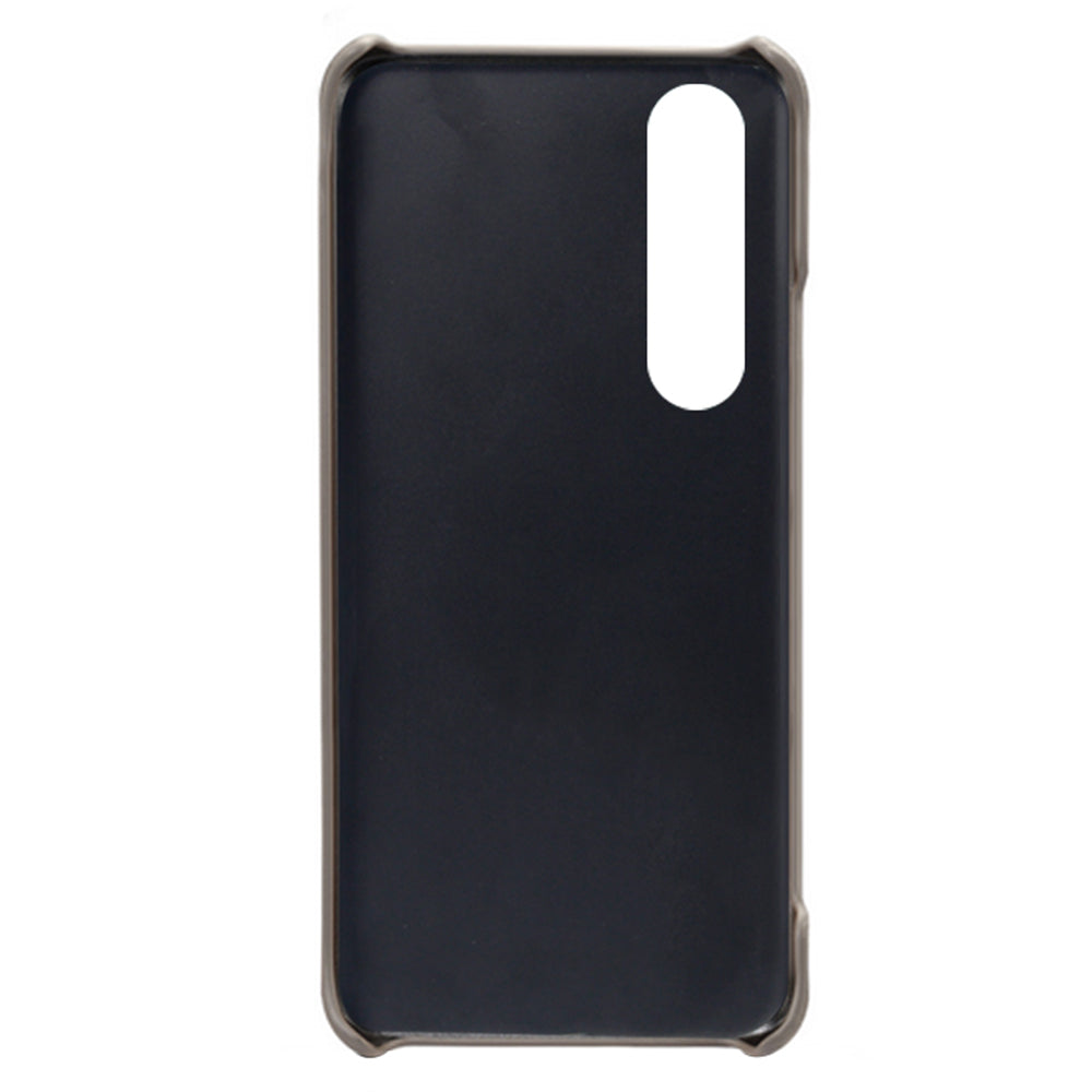 KSQ Double Card Slots PU Leather Coated PC Cover Case for Sony Xperia 5 III 5G