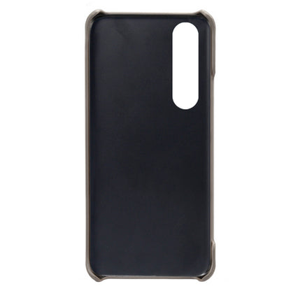 KSQ Double Card Slots PU Leather Coated PC Cover Case for Sony Xperia 5 III 5G