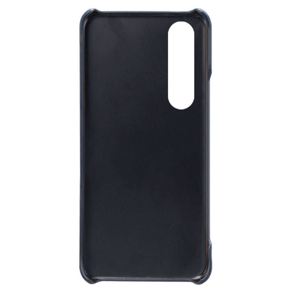 KSQ Double Card Slots PU Leather Coated PC Cover Case for Sony Xperia 5 III 5G