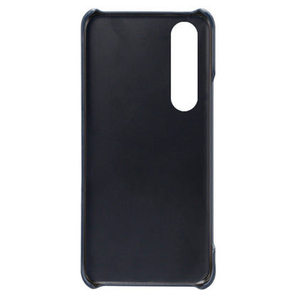 KSQ Double Card Slots PU Leather Coated PC Cover Case for Sony Xperia 5 III 5G