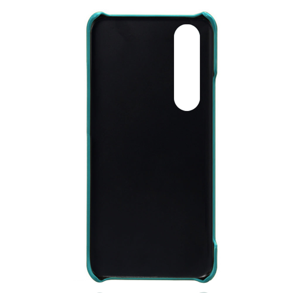 KSQ Double Card Slots PU Leather Coated PC Cover Case for Sony Xperia 5 III 5G