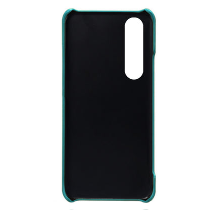 KSQ Double Card Slots PU Leather Coated PC Cover Case for Sony Xperia 5 III 5G