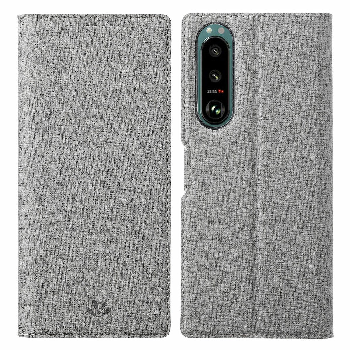 VILI DMX Series Leather Protector Card Holder Cover with Stand for Sony Xperia 5 III 5G