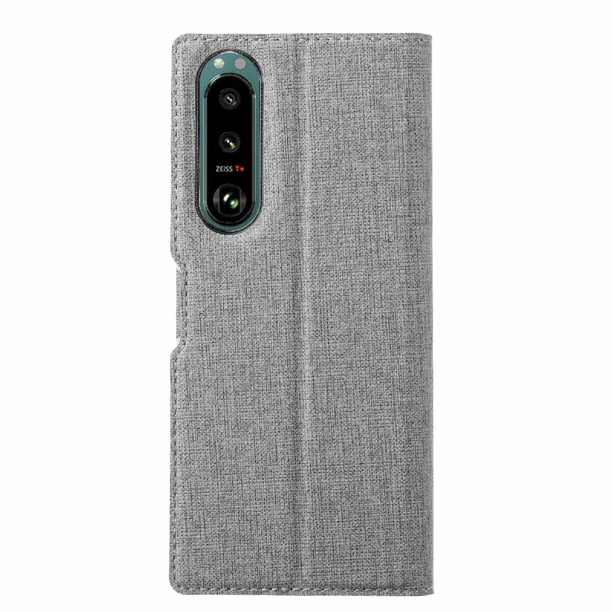 VILI DMX Series Leather Protector Card Holder Cover with Stand for Sony Xperia 5 III 5G