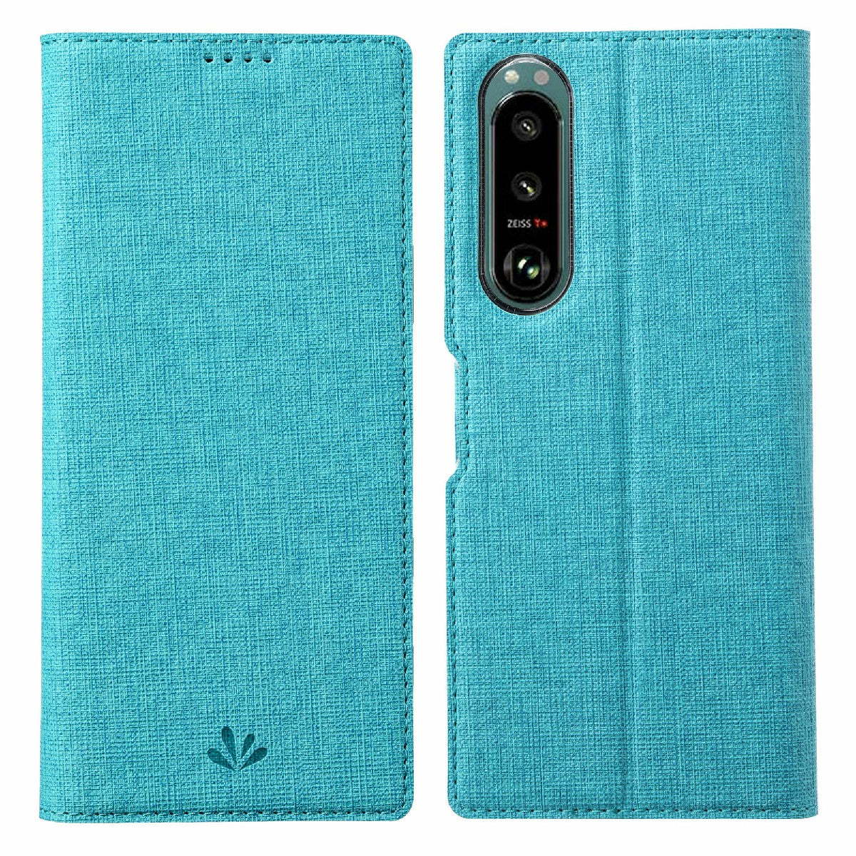 VILI DMX Series Leather Protector Card Holder Cover with Stand for Sony Xperia 5 III 5G
