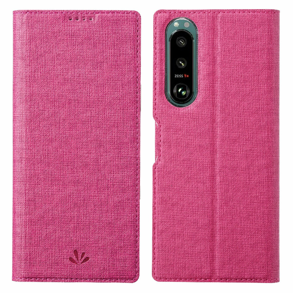 VILI DMX Series Leather Protector Card Holder Cover with Stand for Sony Xperia 5 III 5G