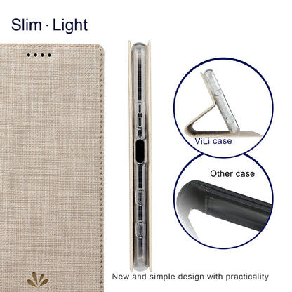 VILI DMX Series Leather Protector Card Holder Cover with Stand for Sony Xperia 5 III 5G
