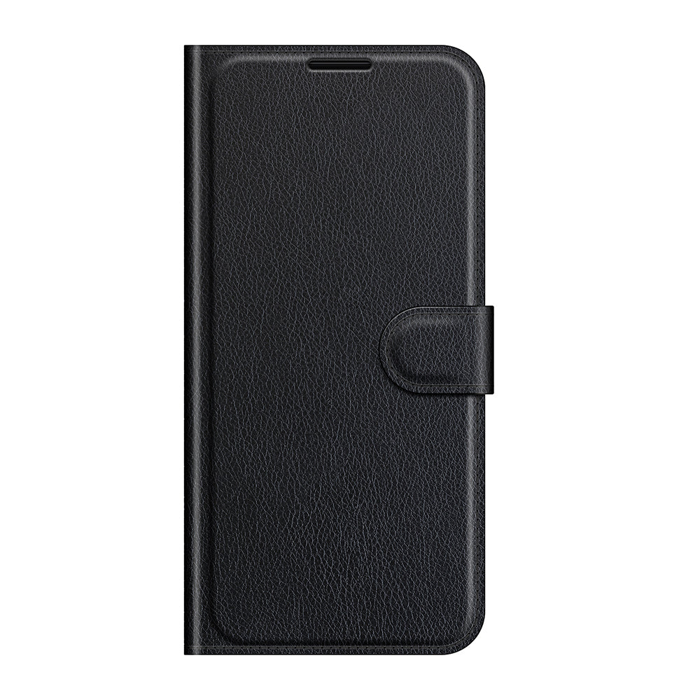 Litchi Skin Phone Case Folio Flip Leather Phone Cover with Stand for Sony Xperia 5 III 5G