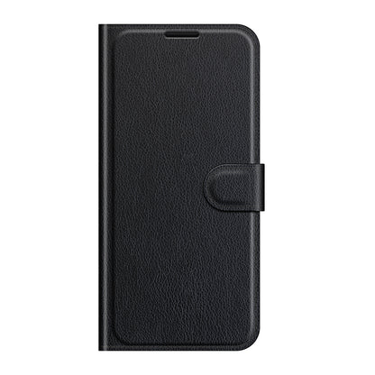 Litchi Skin Phone Case Folio Flip Leather Phone Cover with Stand for Sony Xperia 5 III 5G