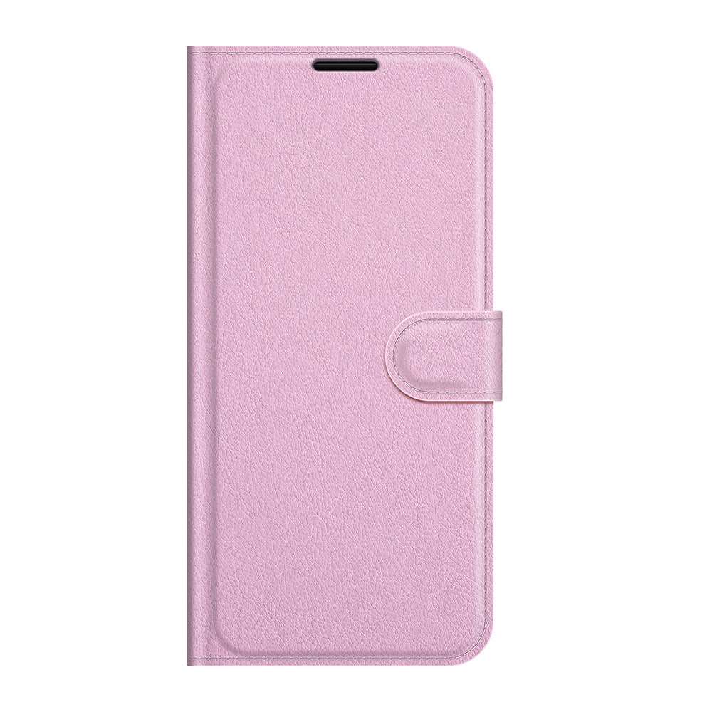 Litchi Skin Phone Case Folio Flip Leather Phone Cover with Stand for Sony Xperia 5 III 5G