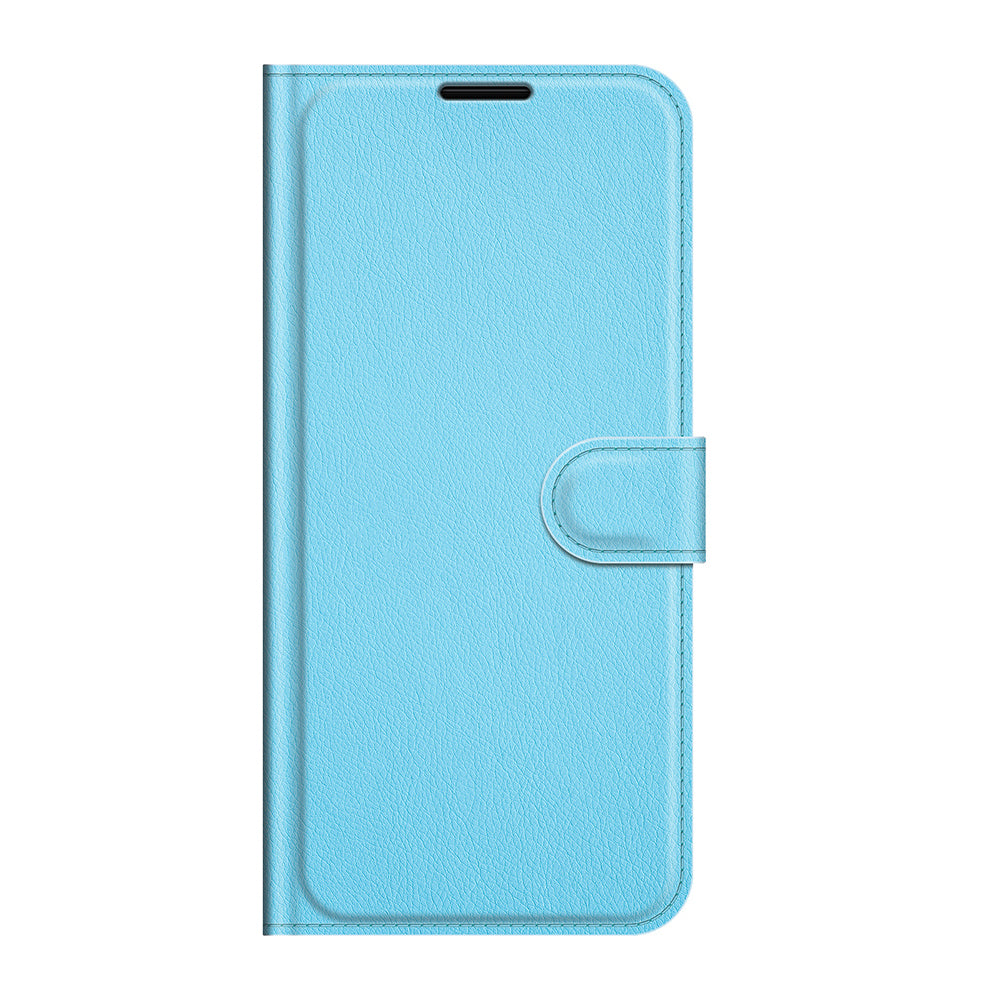 Litchi Skin Phone Case Folio Flip Leather Phone Cover with Stand for Sony Xperia 5 III 5G