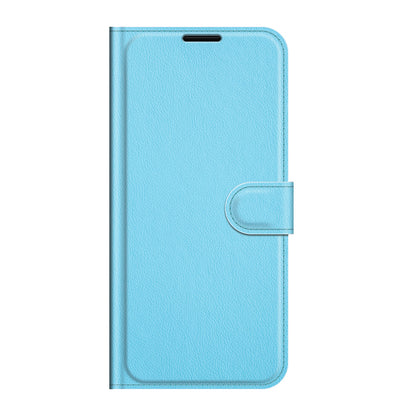 Litchi Skin Phone Case Folio Flip Leather Phone Cover with Stand for Sony Xperia 5 III 5G